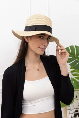 Anobel Copenhagen - Faux Straw Panama Hat Xm3475 - Beige