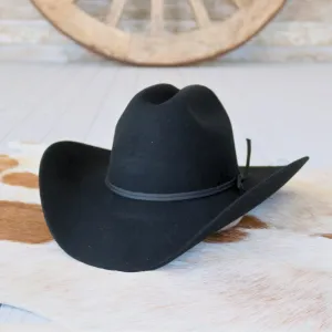 Atwood Kids Black Wool Cowboy Hat