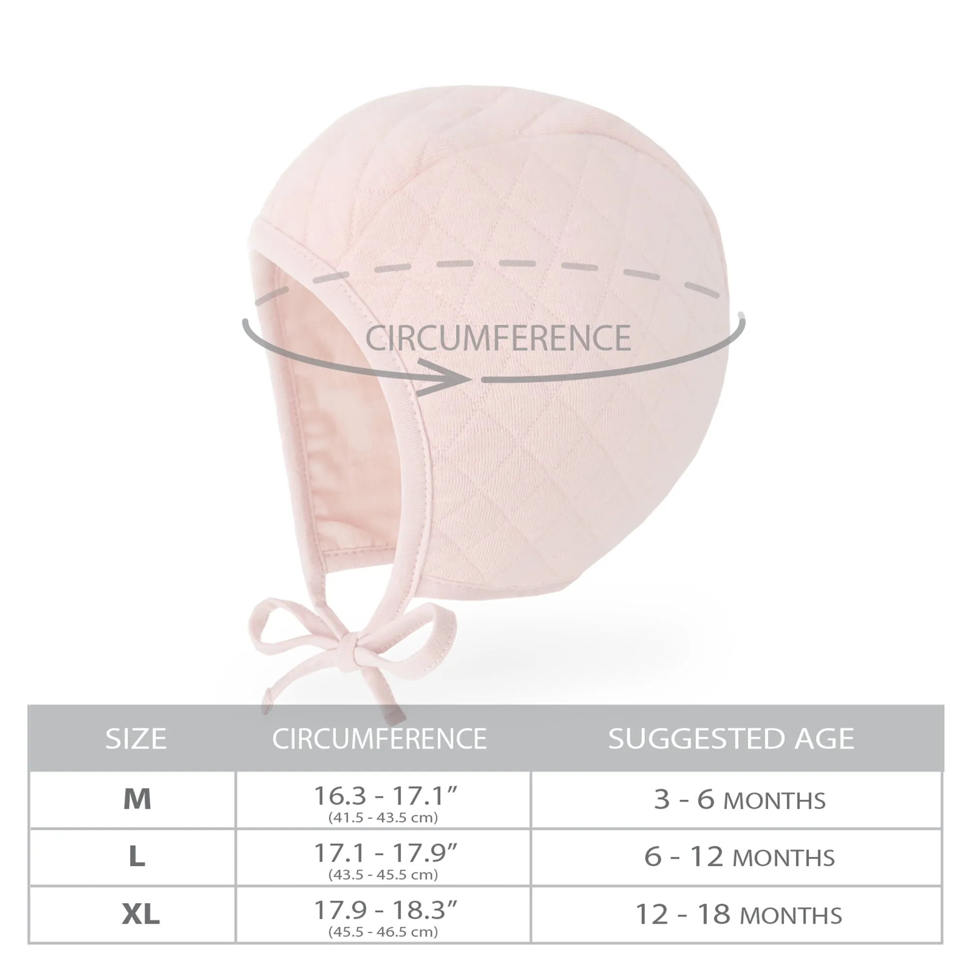 Baby Cozy Quilted Bonnet Cotton Pilot Cap Hat | Beige
