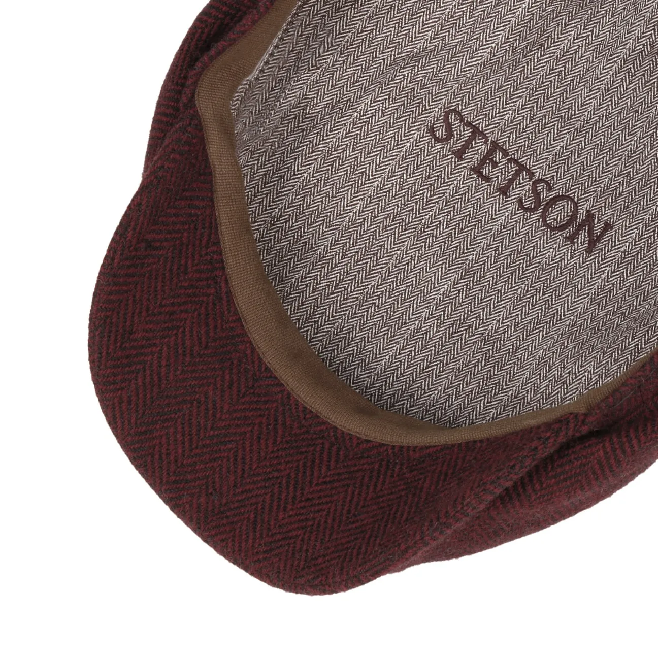 Belfast Classic Wool Flat Cap by Stetson