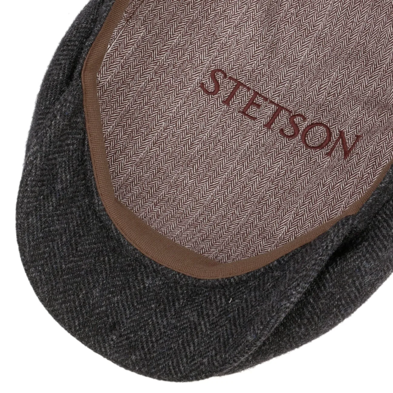 Belfast Classic Wool Flat Cap by Stetson