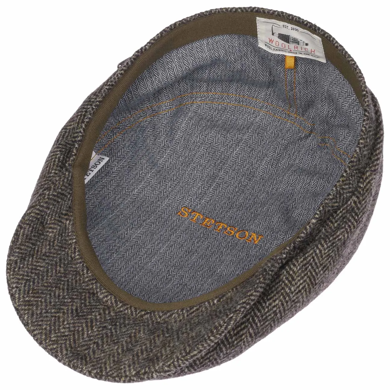Belfast Classic Wool Flat Cap by Stetson