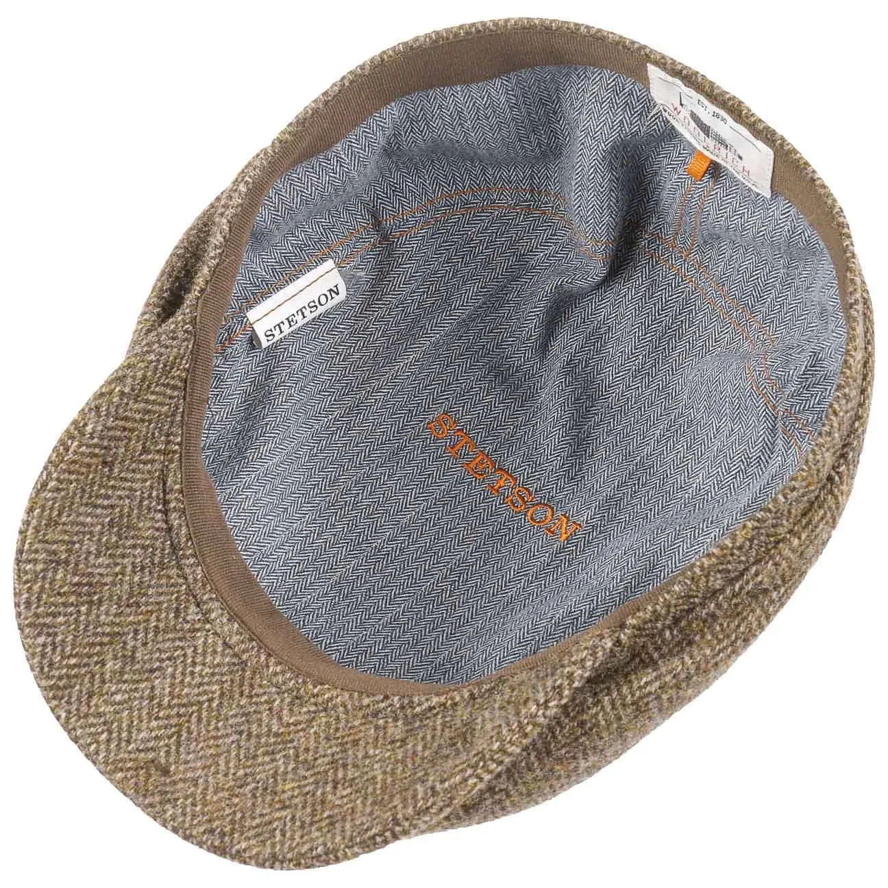 Belfast Classic Wool Flat Cap by Stetson