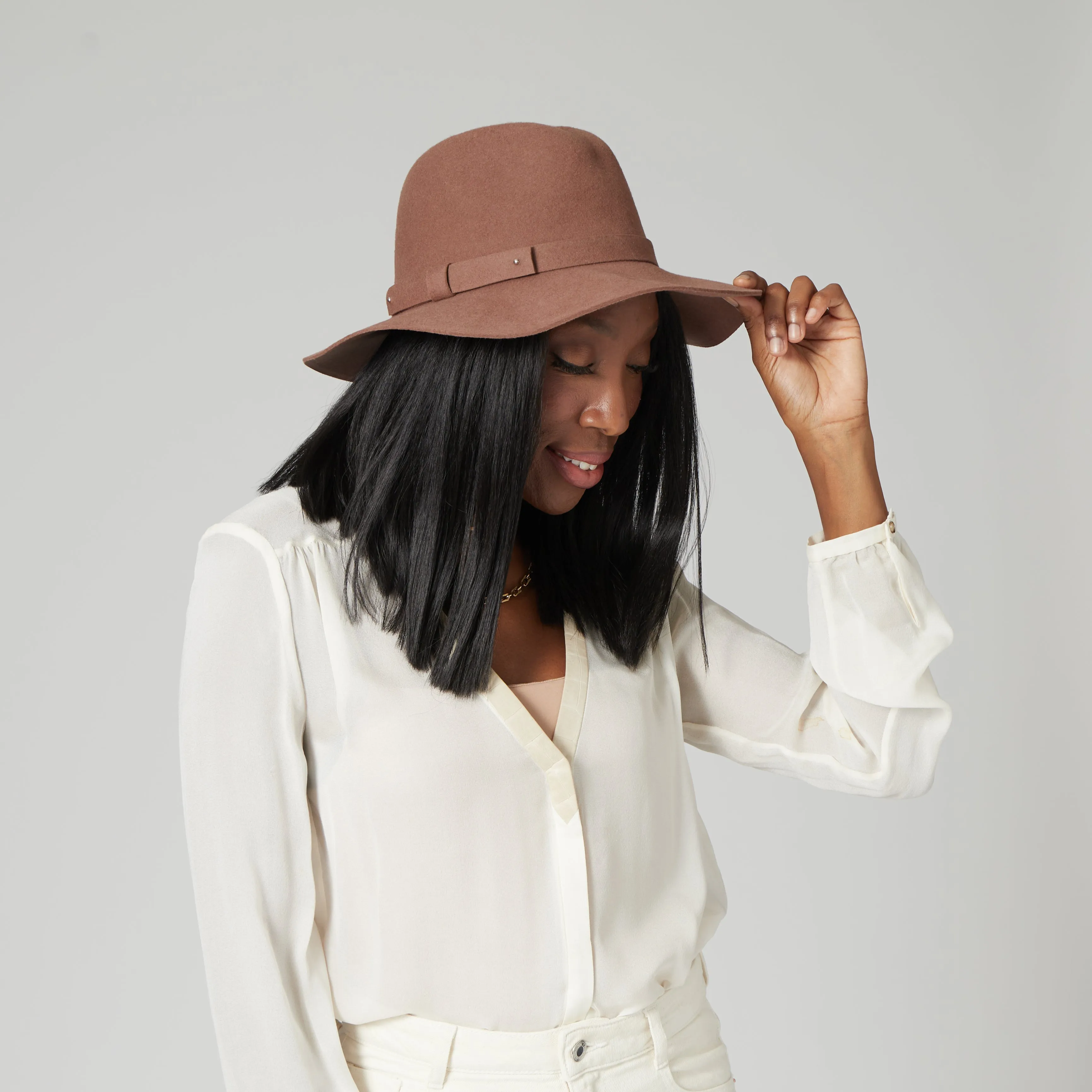 Beyond Prairie Fedora - Women's Packable Fedora With Felt Band
