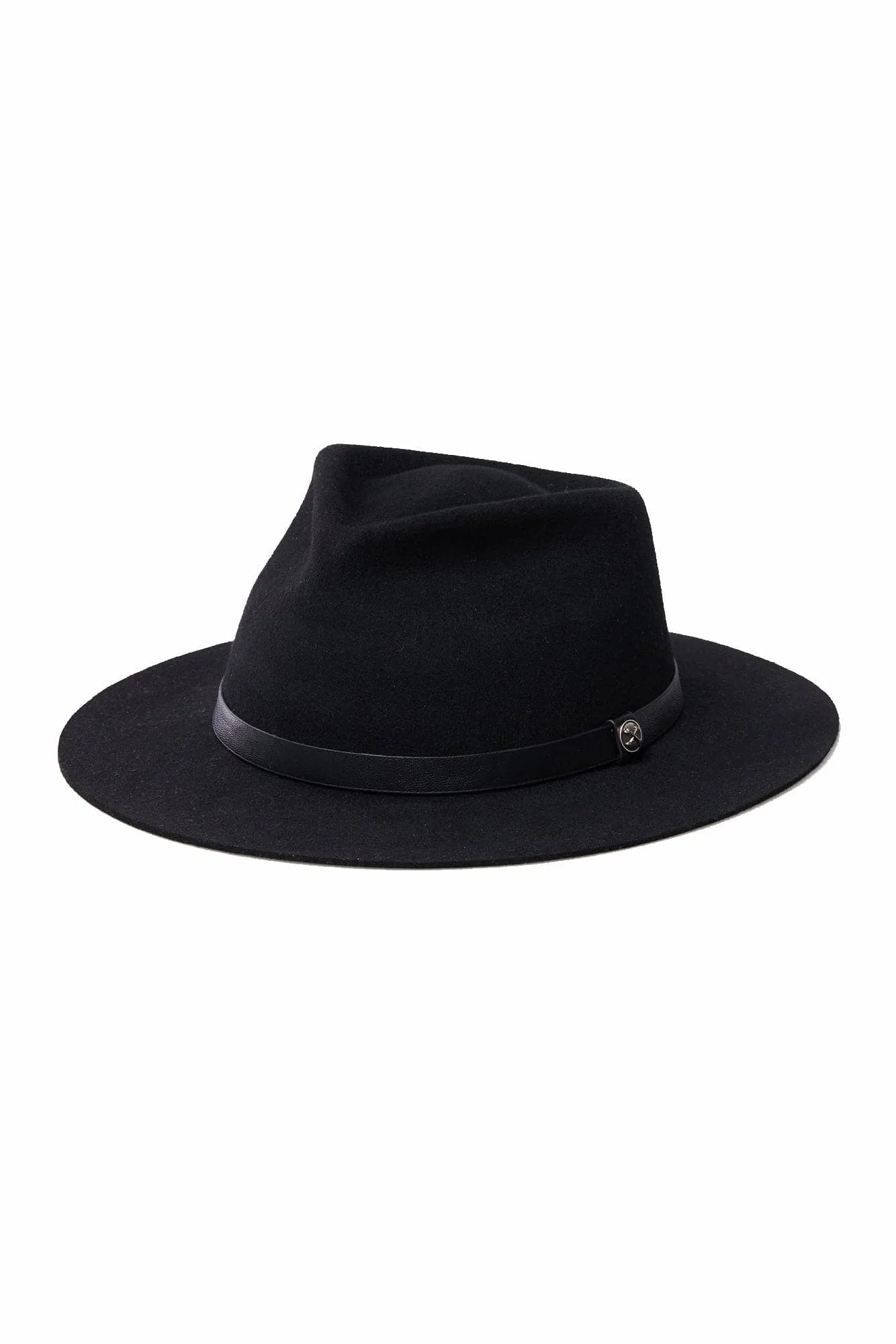 BILLY BONES CLUB WIDE BRIM FEDORA - BLACK WOLF