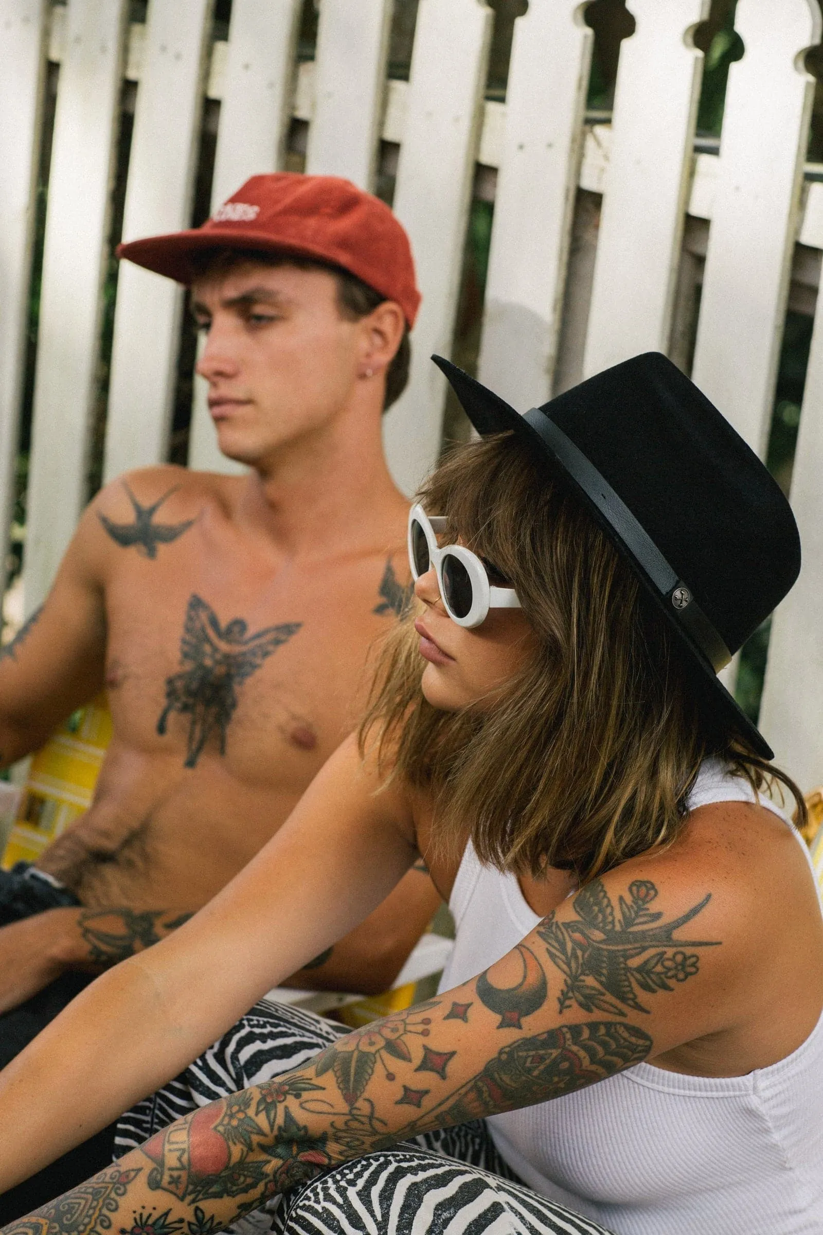 BILLY BONES CLUB WIDE BRIM FEDORA - BLACK WOLF