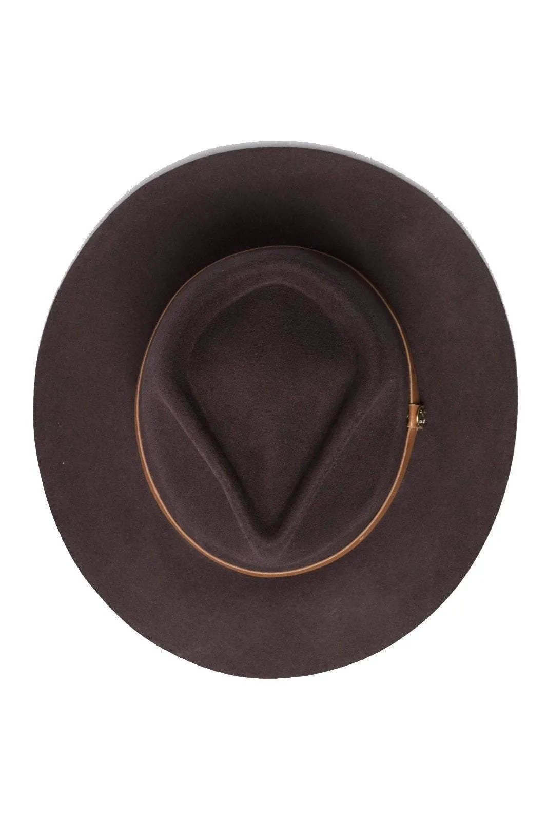 BILLY BONES CLUB WIDE BRIM FEDORA - KODIAC BROWN