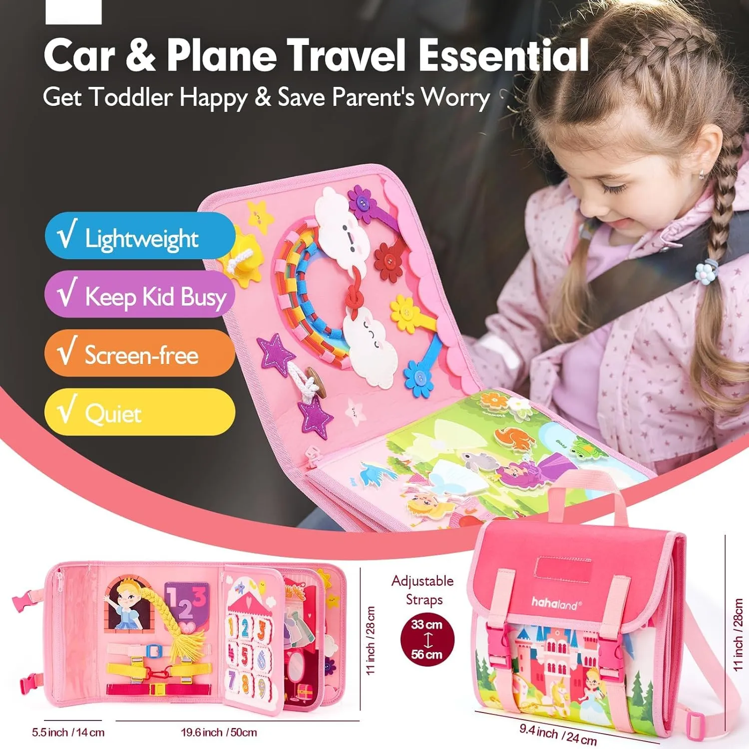 Busy Board 1-4 Year Old Girl Birthday Gift