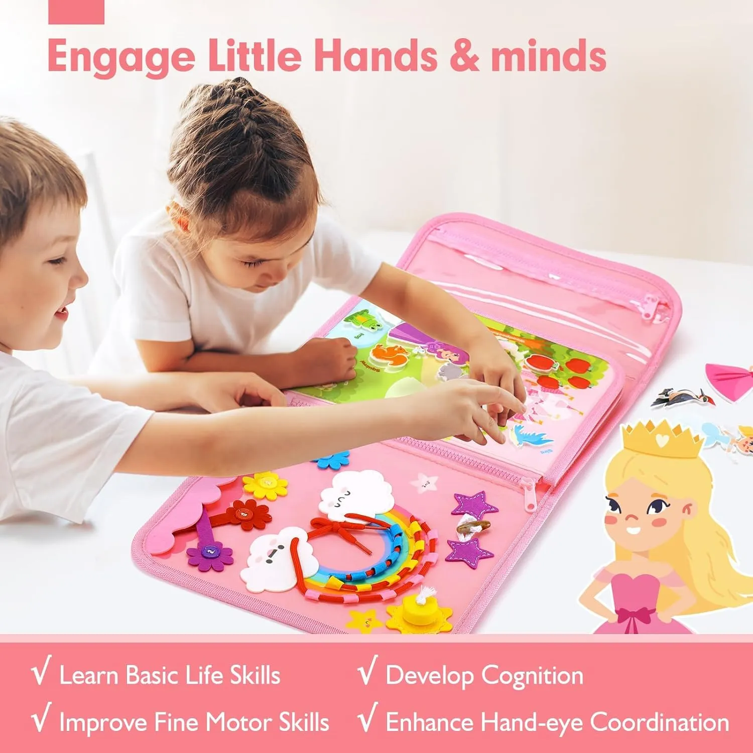 Busy Board 1-4 Year Old Girl Birthday Gift