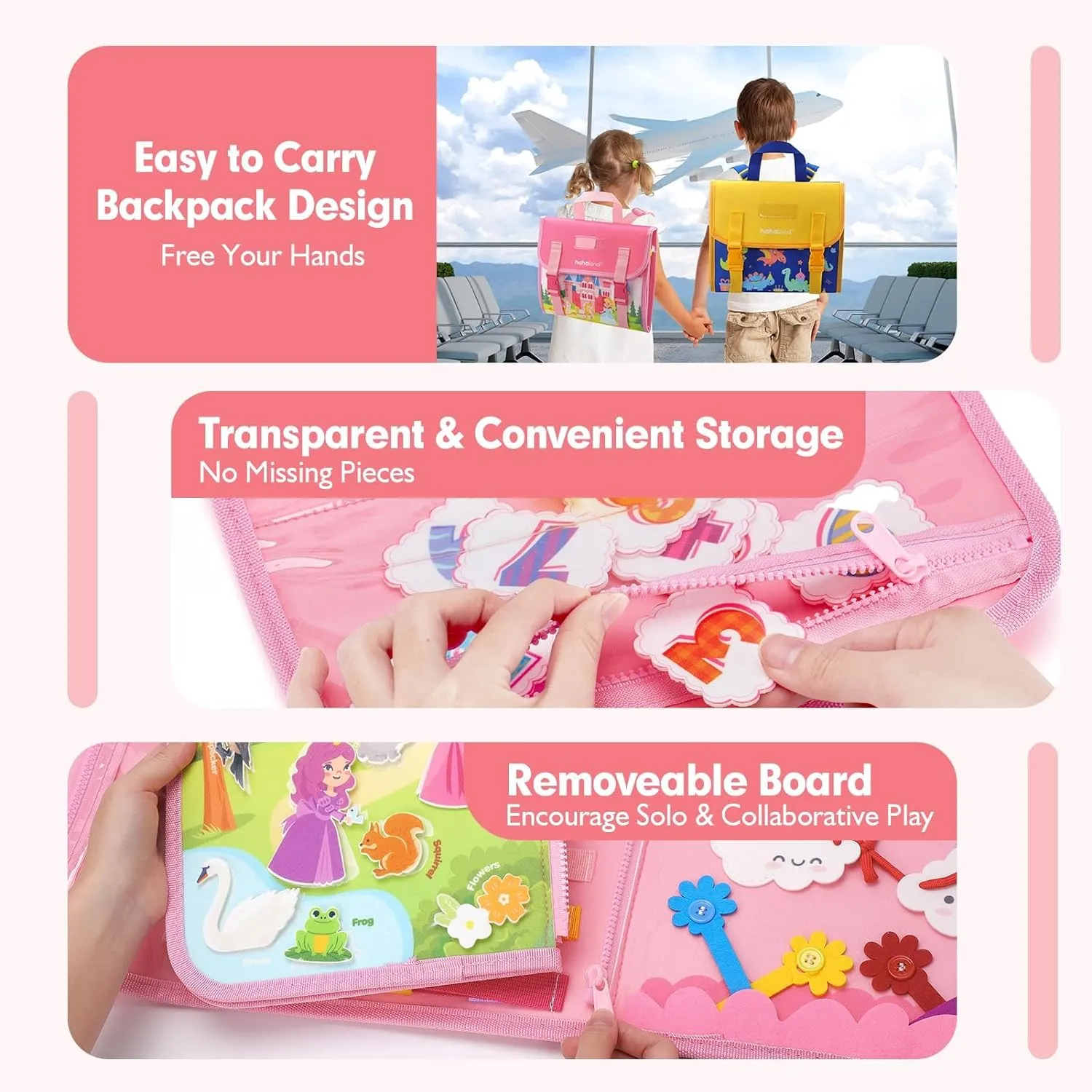 Busy Board 1-4 Year Old Girl Birthday Gift
