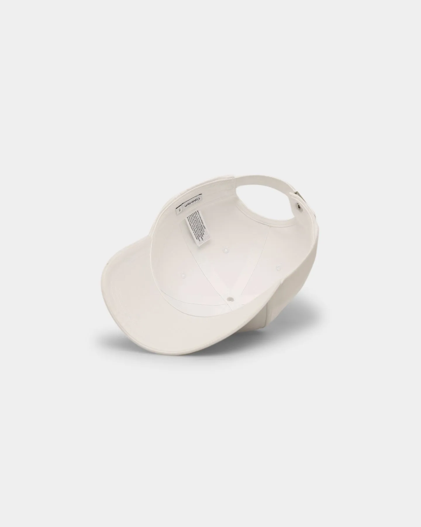 Calvin Klein CK Metal Baseball Cap Bright White