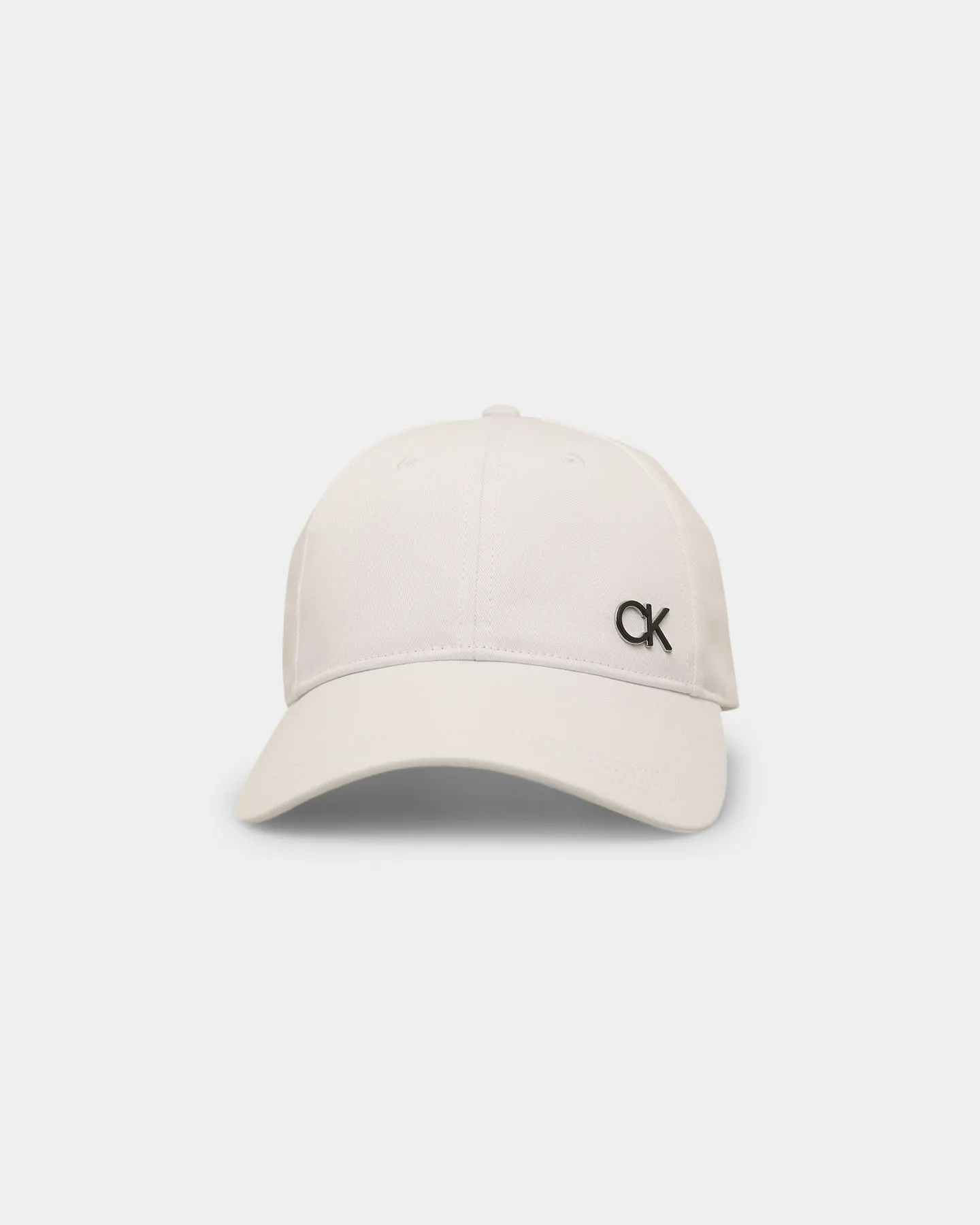 Calvin Klein CK Metal Baseball Cap Bright White