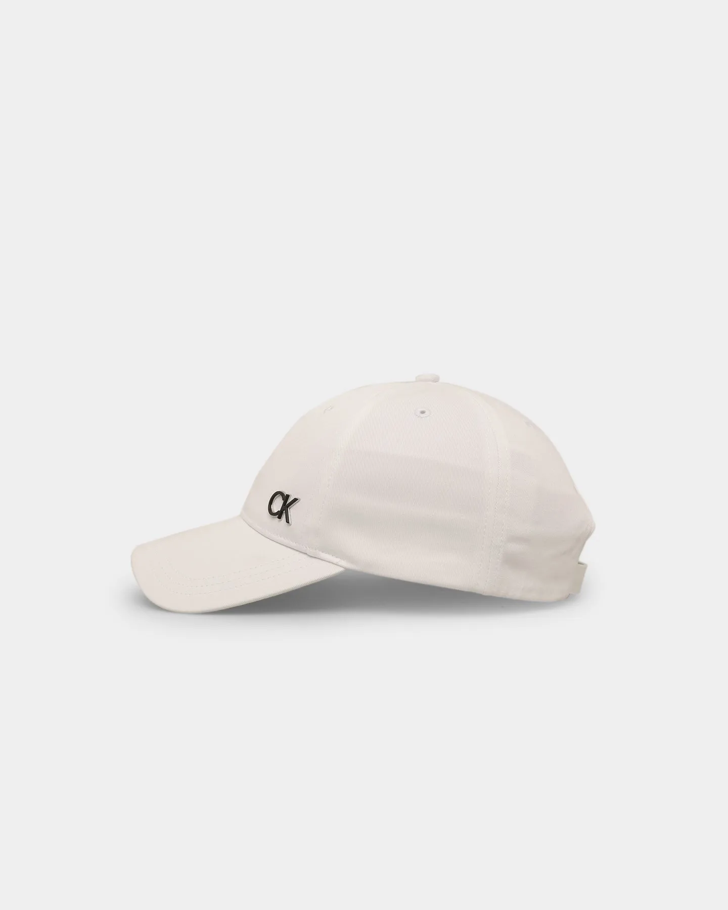 Calvin Klein CK Metal Baseball Cap Bright White