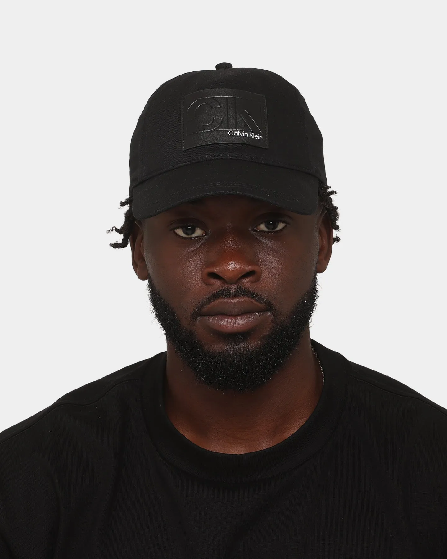 Calvin Klein Reimagined Logo Baseball Cap Ck Black