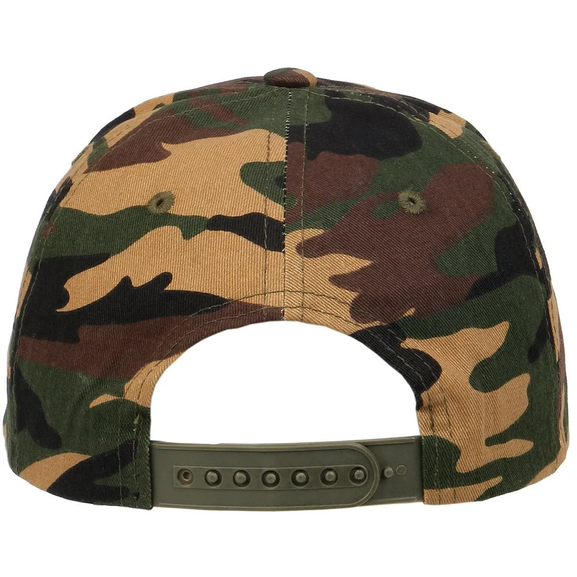 Camouflage Print Adjustable Snapback Baseball Cap