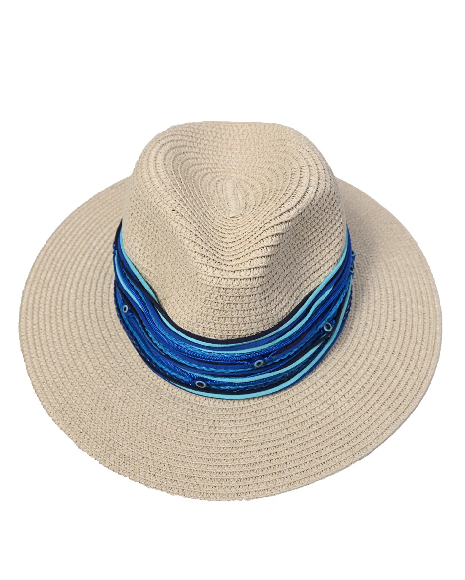 Cassy Panama Light Beige Summer Hat