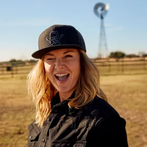 Cowboy Cool Blackout Hat - H561