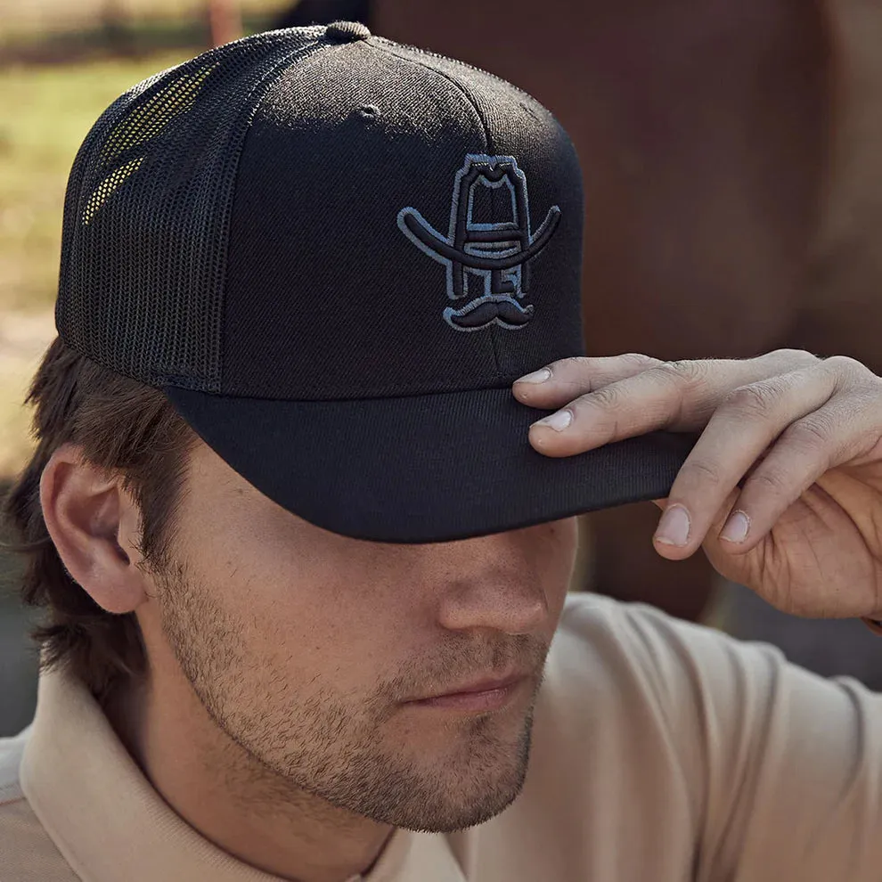 Cowboy Cool Blackout Hat - H561