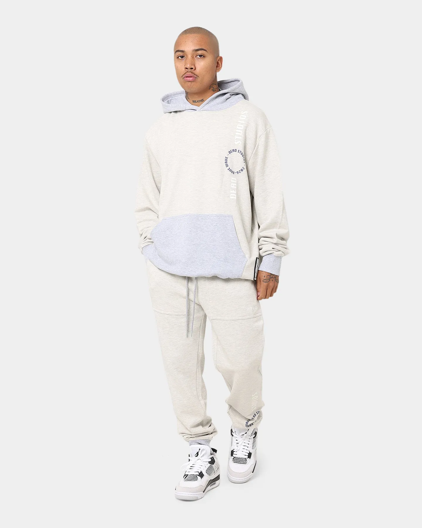 Dead Studios Two Tone Trackpants Oatmeal Marle
