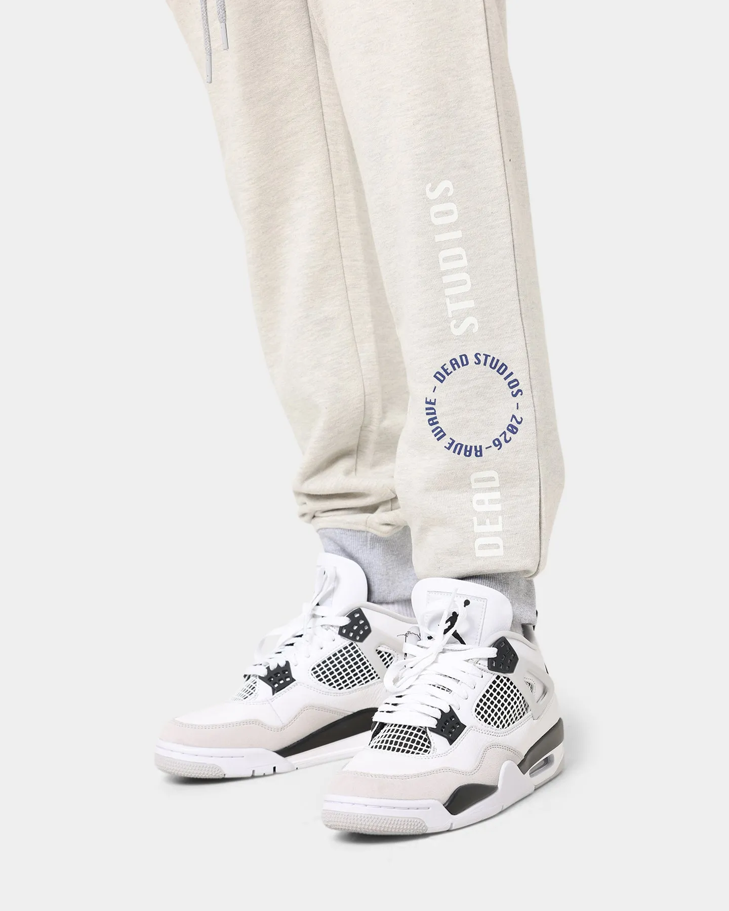 Dead Studios Two Tone Trackpants Oatmeal Marle