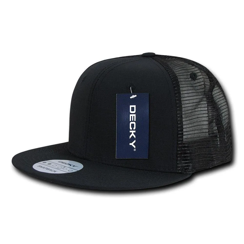 Decky Military Army Camo Acu Ripstop Flat Bill Trucker Cotton Hats Caps
