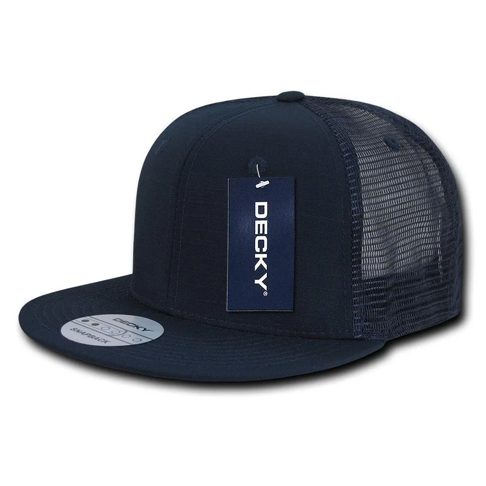 Decky Military Army Camo Acu Ripstop Flat Bill Trucker Cotton Hats Caps