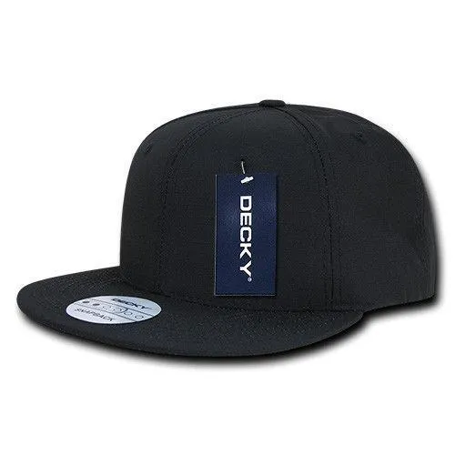 Decky Ripstop Snapbacks Retro Flat Bill Baseball Hats Caps Unisex