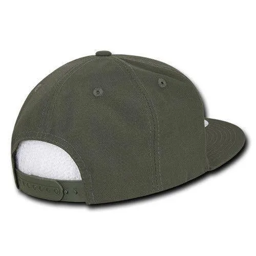 Decky Ripstop Snapbacks Retro Flat Bill Baseball Hats Caps Unisex
