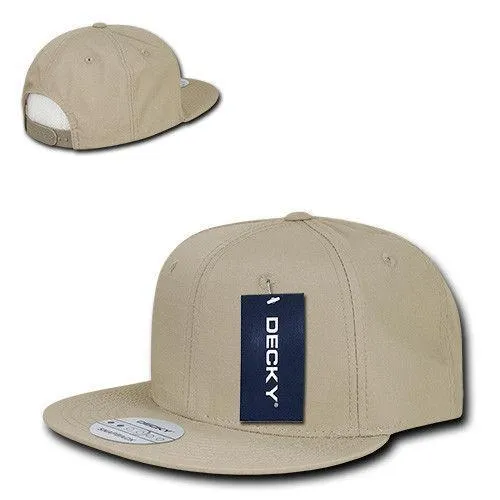 Decky Ripstop Snapbacks Retro Flat Bill Baseball Hats Caps Unisex