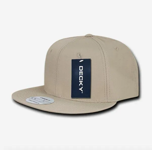 Decky Ripstop Snapbacks Retro Flat Bill Baseball Hats Caps Unisex