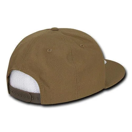 Decky Ripstop Snapbacks Retro Flat Bill Baseball Hats Caps Unisex