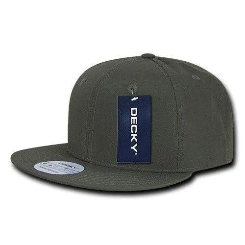 Decky Ripstop Snapbacks Retro Flat Bill Baseball Hats Caps Unisex