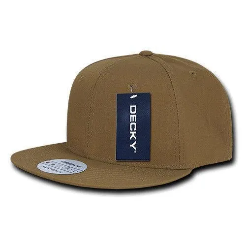Decky Ripstop Snapbacks Retro Flat Bill Baseball Hats Caps Unisex