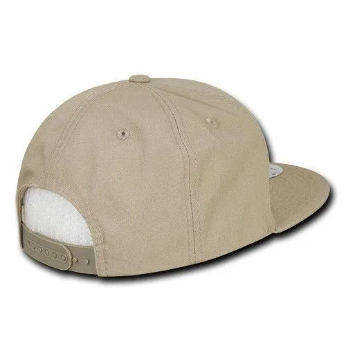 Decky Ripstop Snapbacks Retro Flat Bill Baseball Hats Caps Unisex