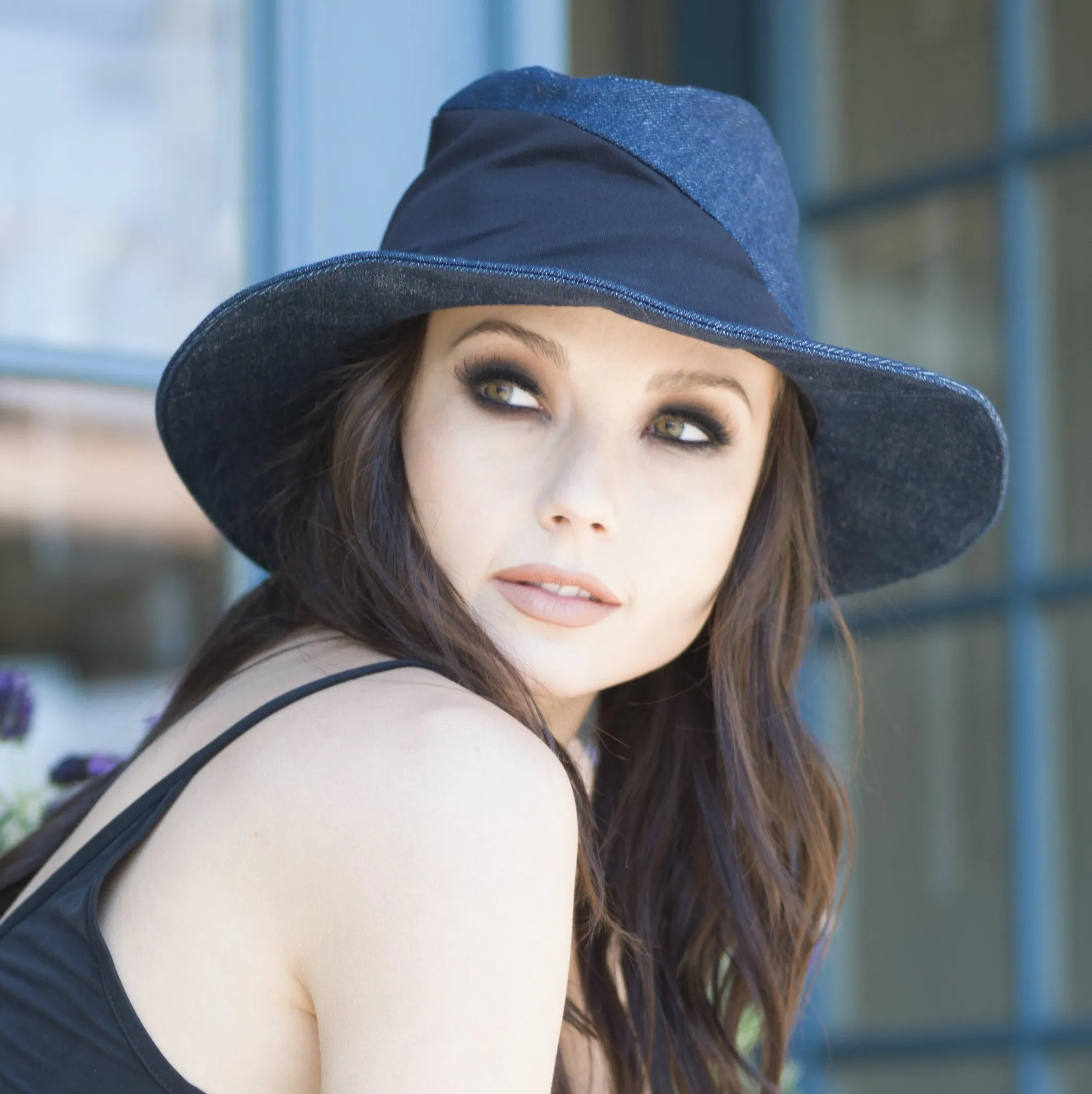 Denim Fedora