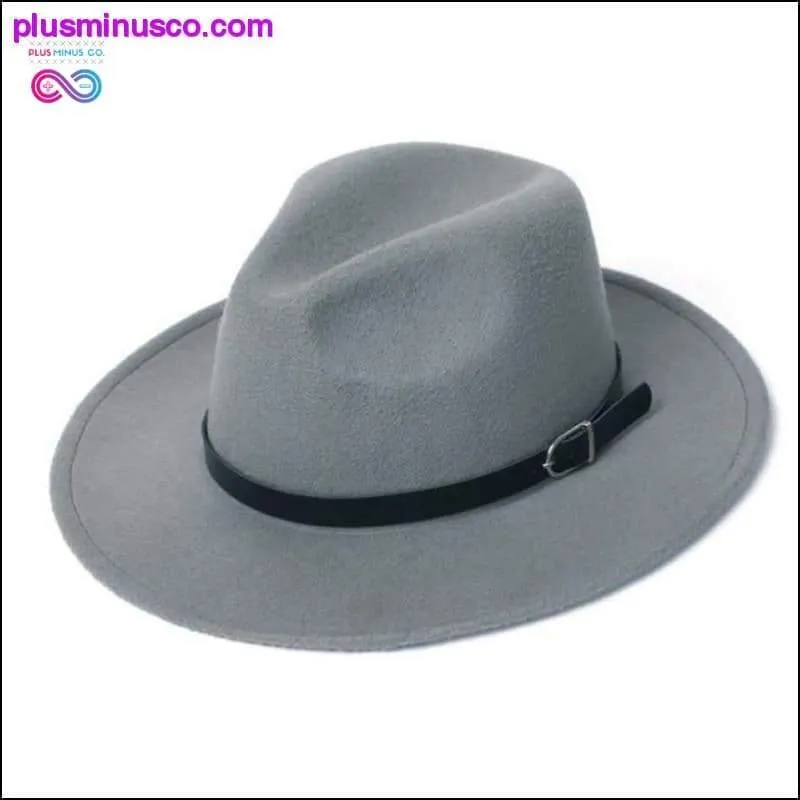 Elegant Classic Fedora Hat || PlusMinusco.com