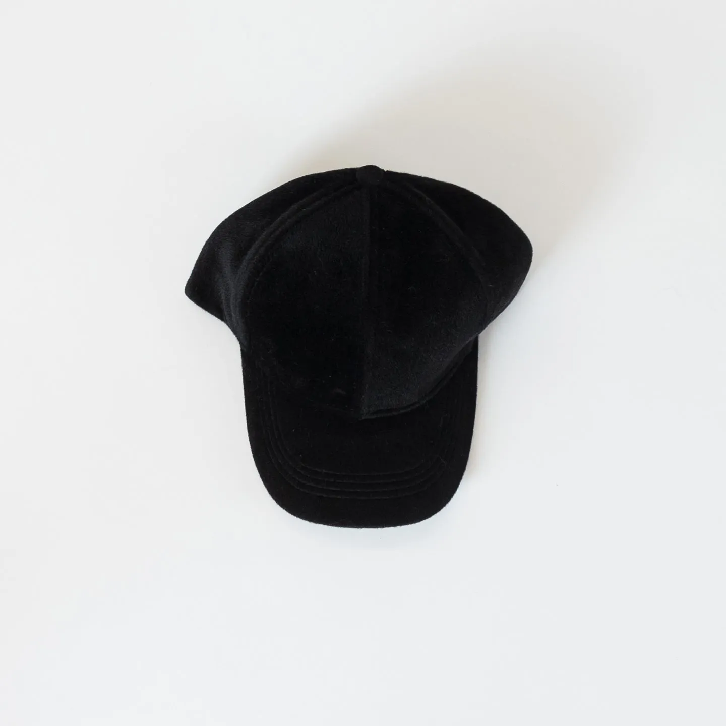 Felt Baseball Hat - Black