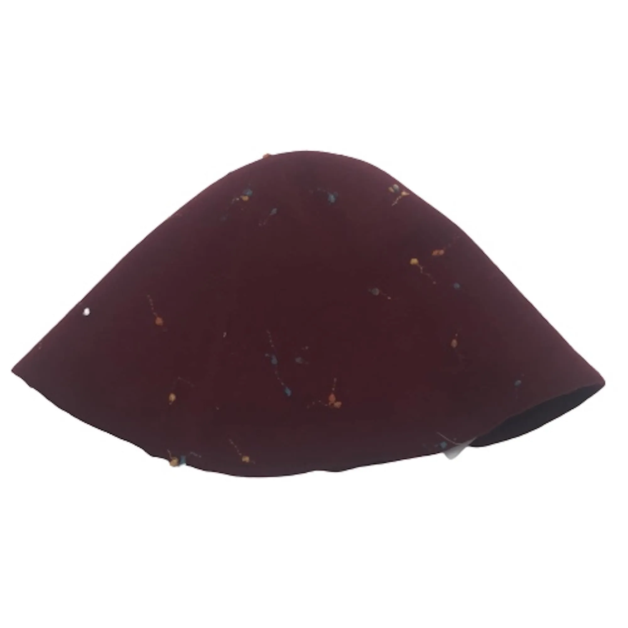 Felt Hat Bodies Cones Stitched Colored Thread for Hat Making