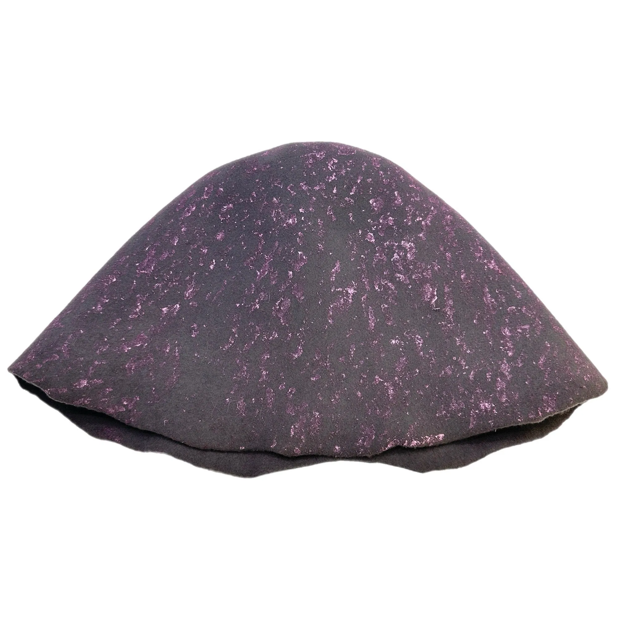 Felt Hat Bodies with Metallic Splash for Hat Making