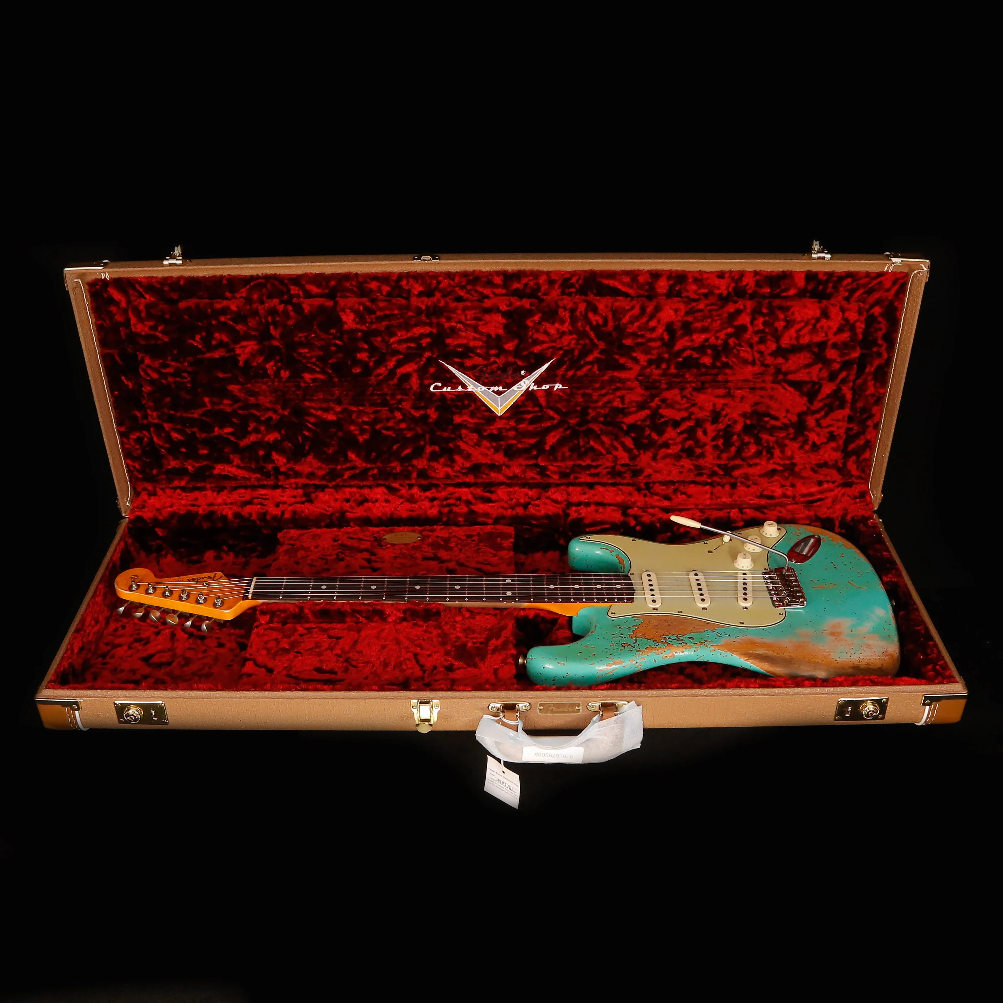 Fender Custom Shop 1960 Dual-Mag II Stratocaster Super Heavy Relic, Sfm Green 7lbs 9.1oz