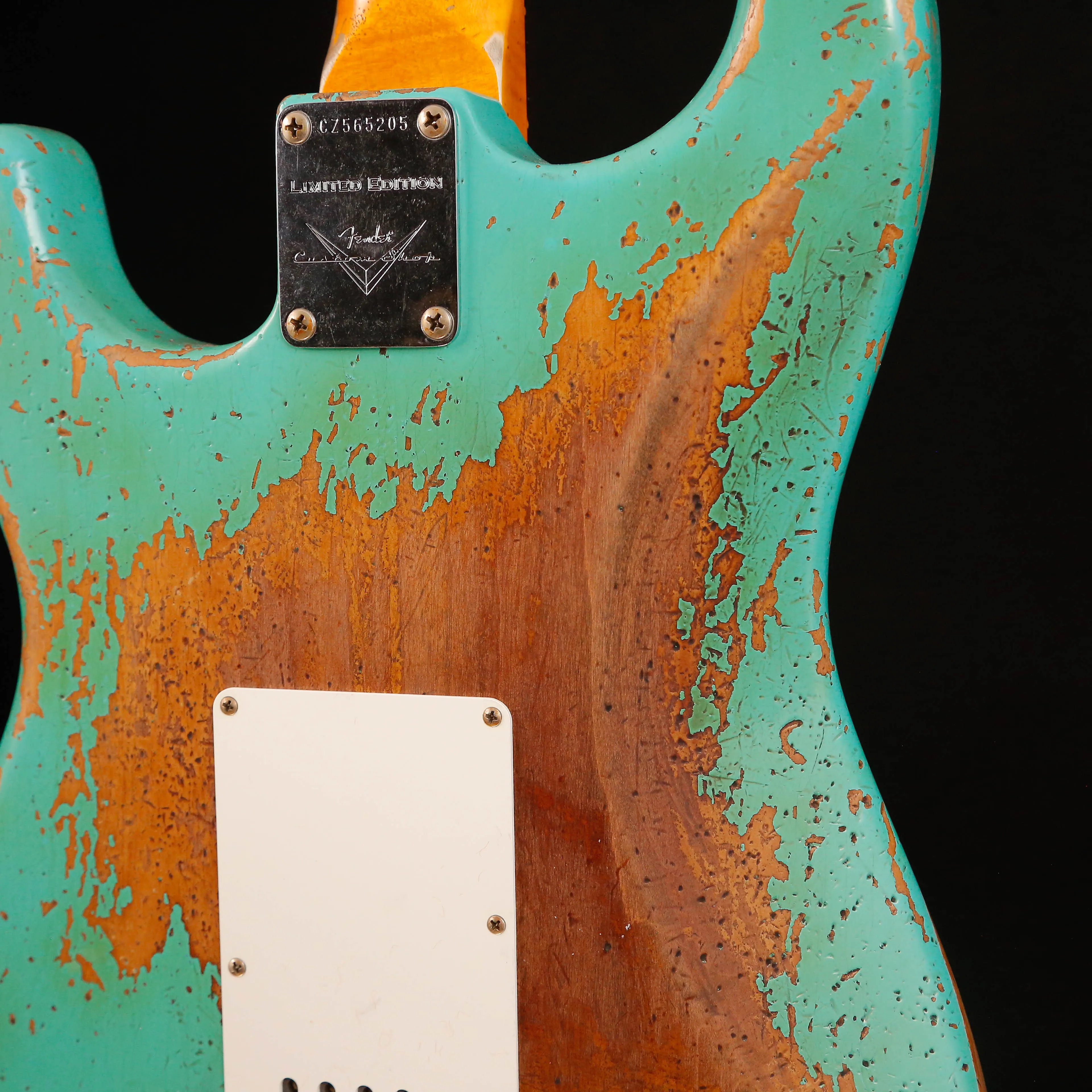Fender Custom Shop 1960 Dual-Mag II Stratocaster Super Heavy Relic, Sfm Green 7lbs 9.1oz