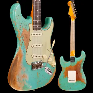 Fender Custom Shop 1960 Dual-Mag II Stratocaster Super Heavy Relic, Sfm Green 7lbs 9.1oz