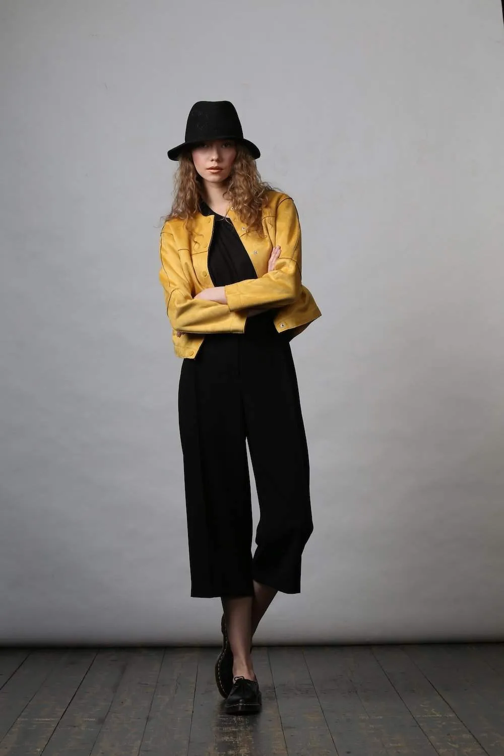 Fur Felt Women's Fedora with Contrast Ribbon Stylish Fall Winter Hat
