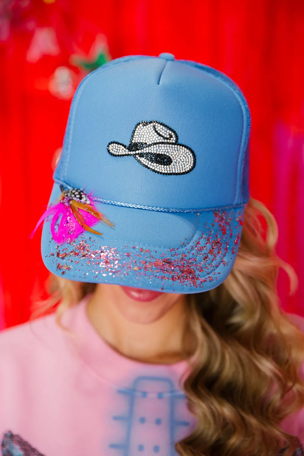 GROUPIE BLUE TRUCKER HAT