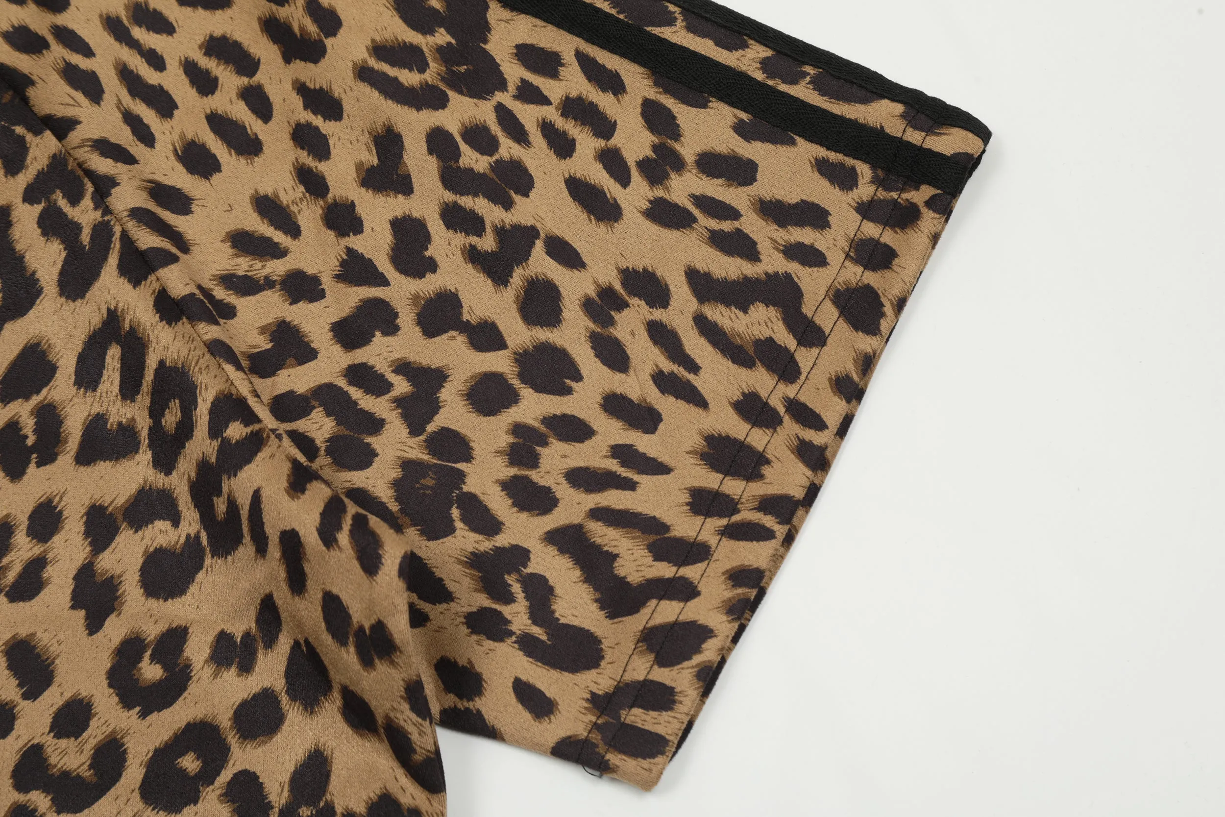 Light Leopard | Leopard Print Cotton T-Shirt