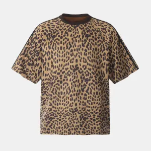 Light Leopard | Leopard Print Cotton T-Shirt