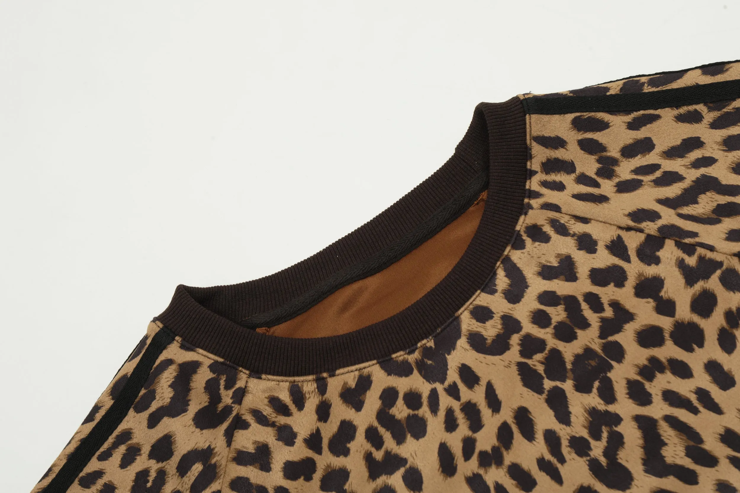Light Leopard | Leopard Print Cotton T-Shirt