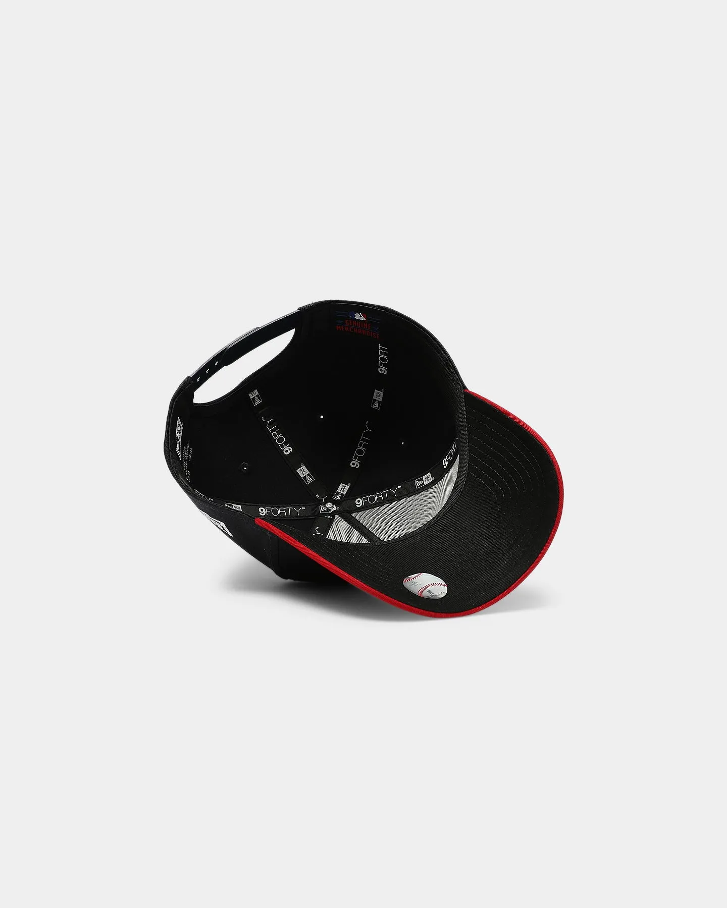 New Era Atlanta Braves 2-Tone 9FORTY A-Frame Snapback Navy/Red