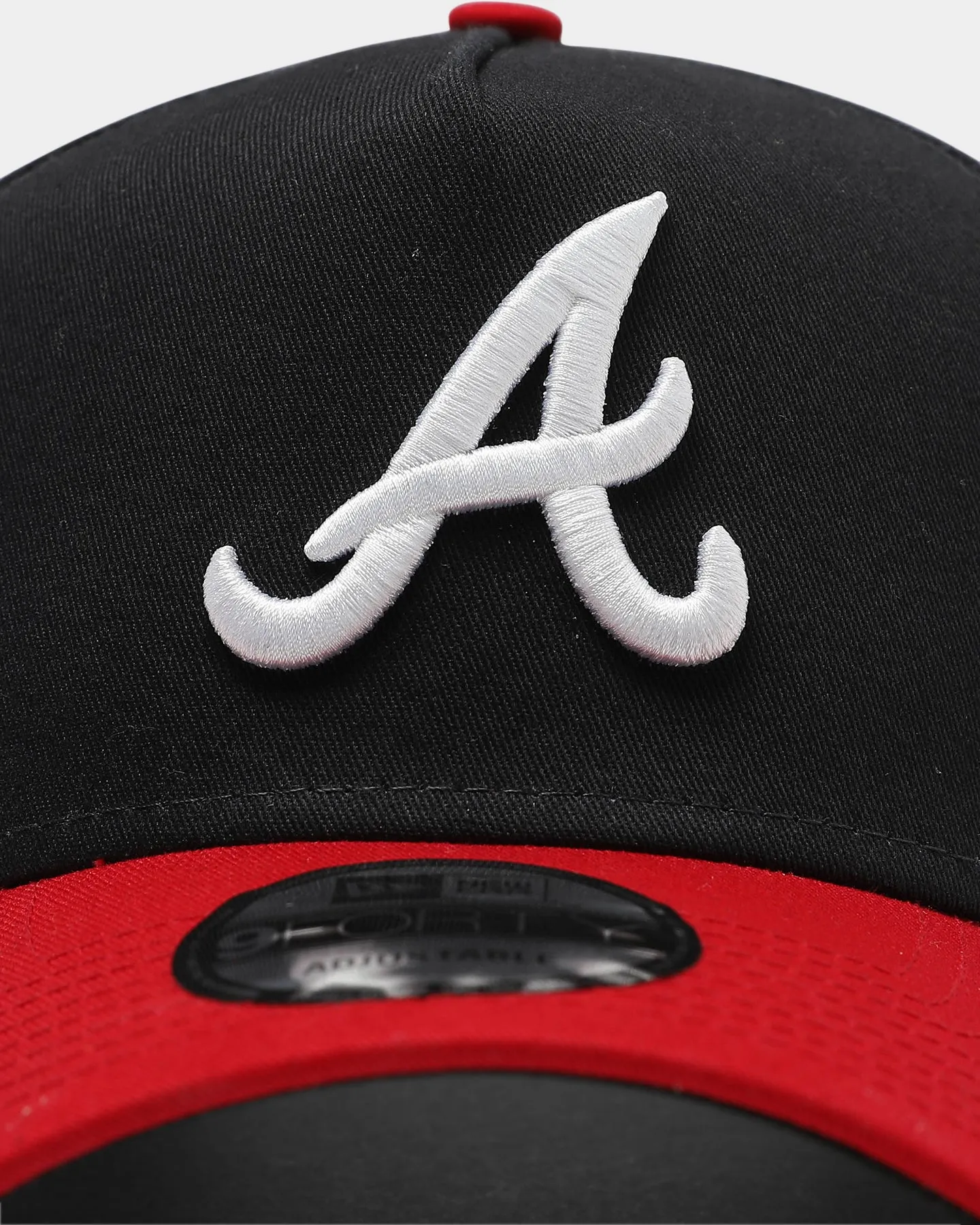 New Era Atlanta Braves 2-Tone 9FORTY A-Frame Snapback Navy/Red