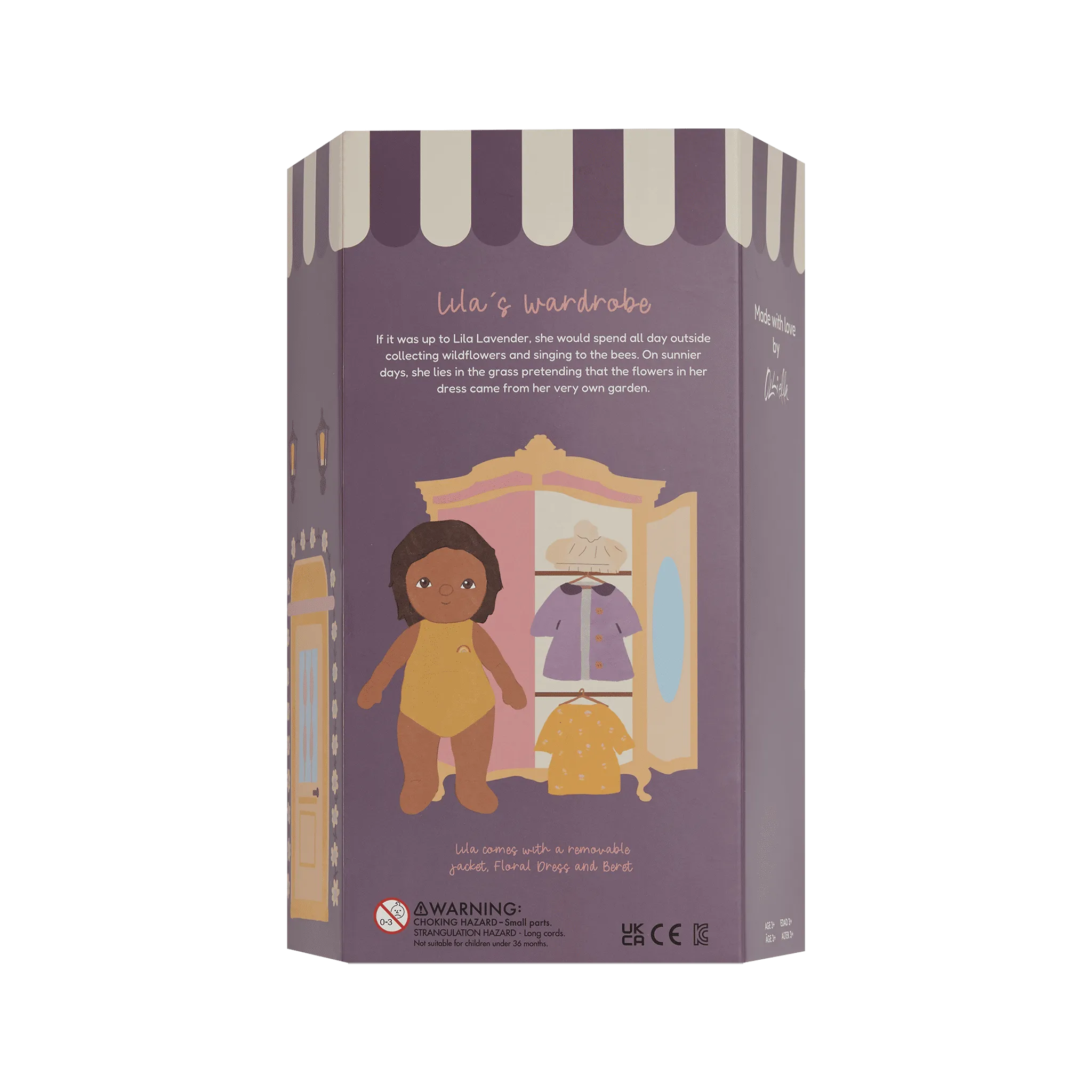 Olli Ella Dress Me Dinky - Lila Lavender - Purple